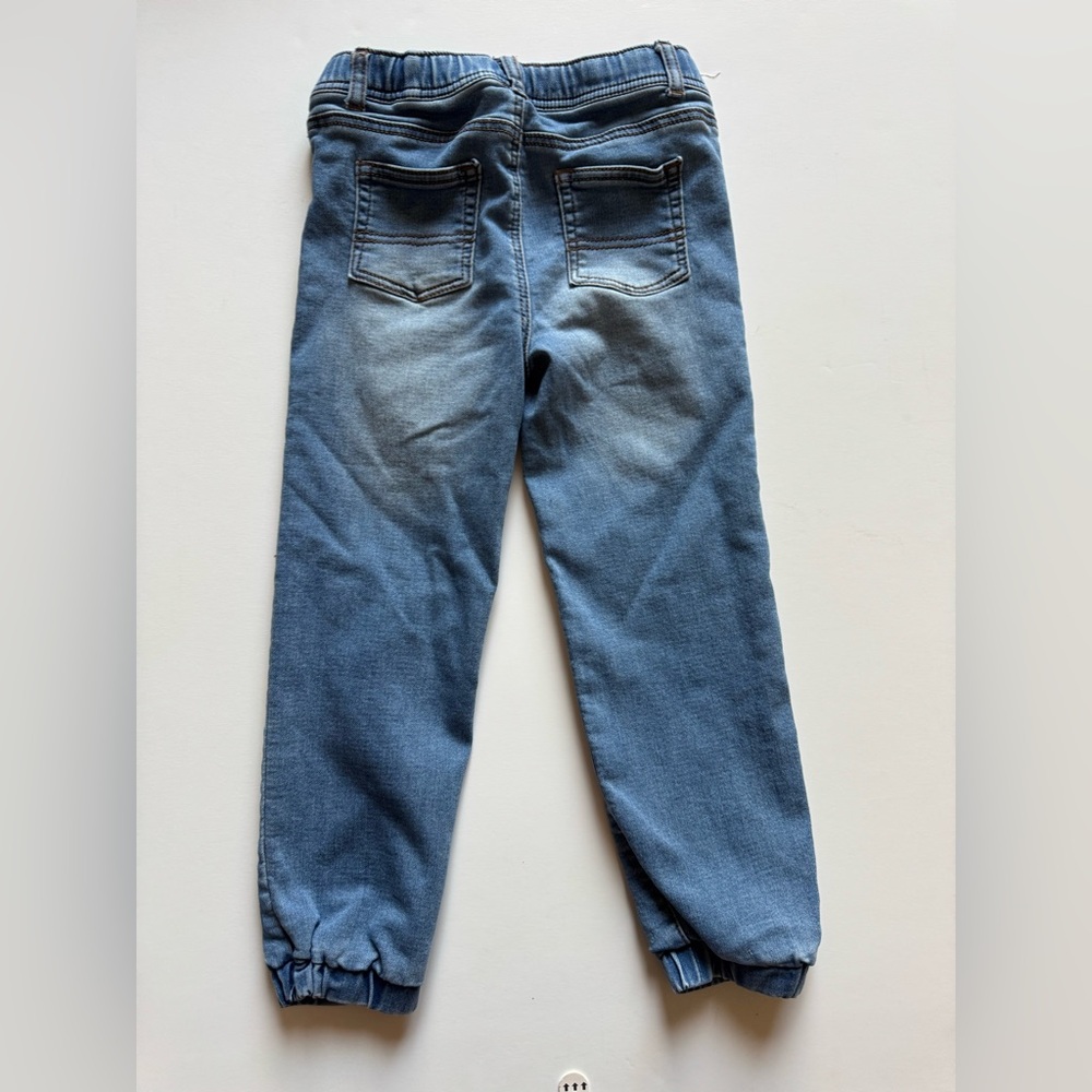 Epic Threads Blue Jogger denim Elastic Waist - Picture 2 of 10
